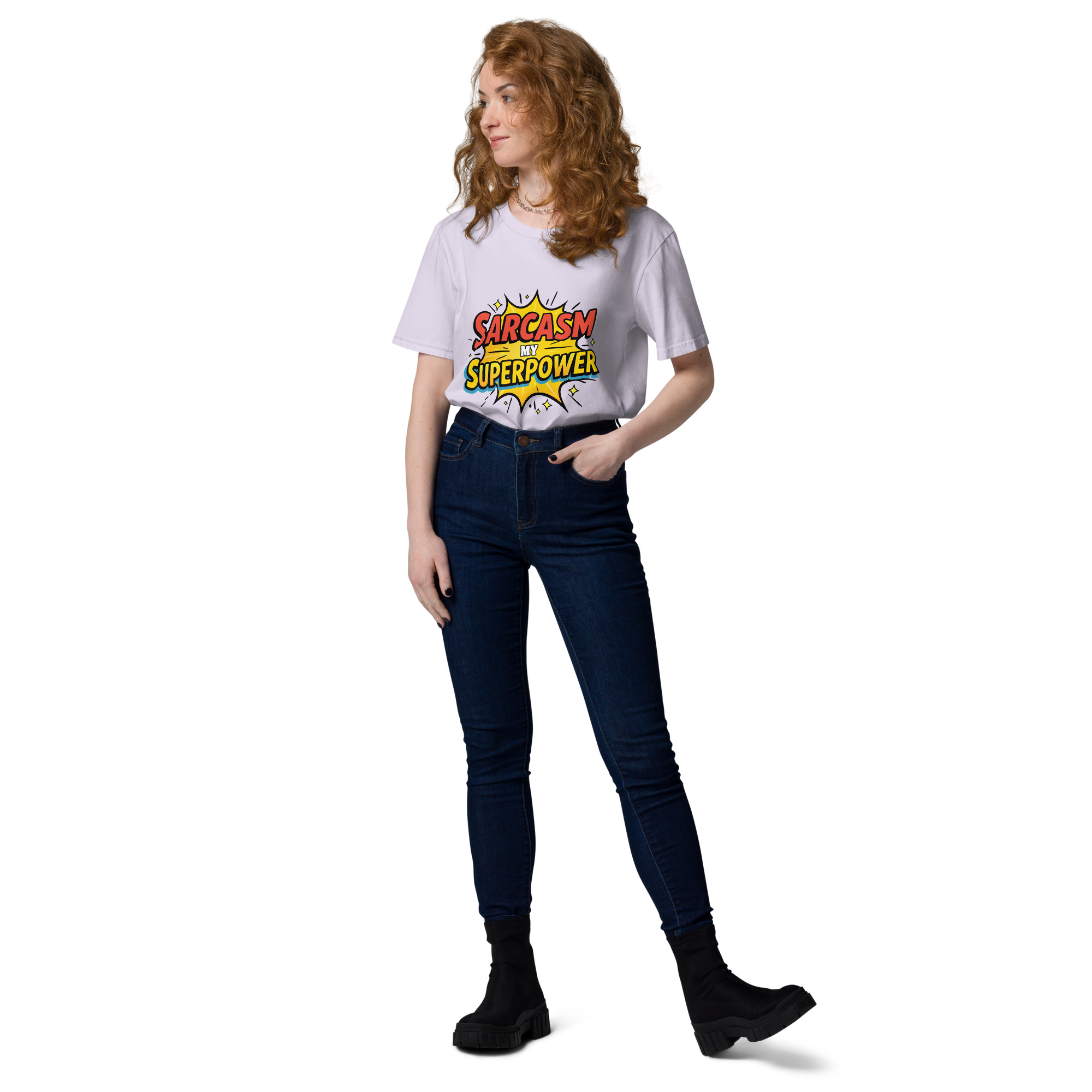 Sarcasm Unisex organic cotton t-shirt