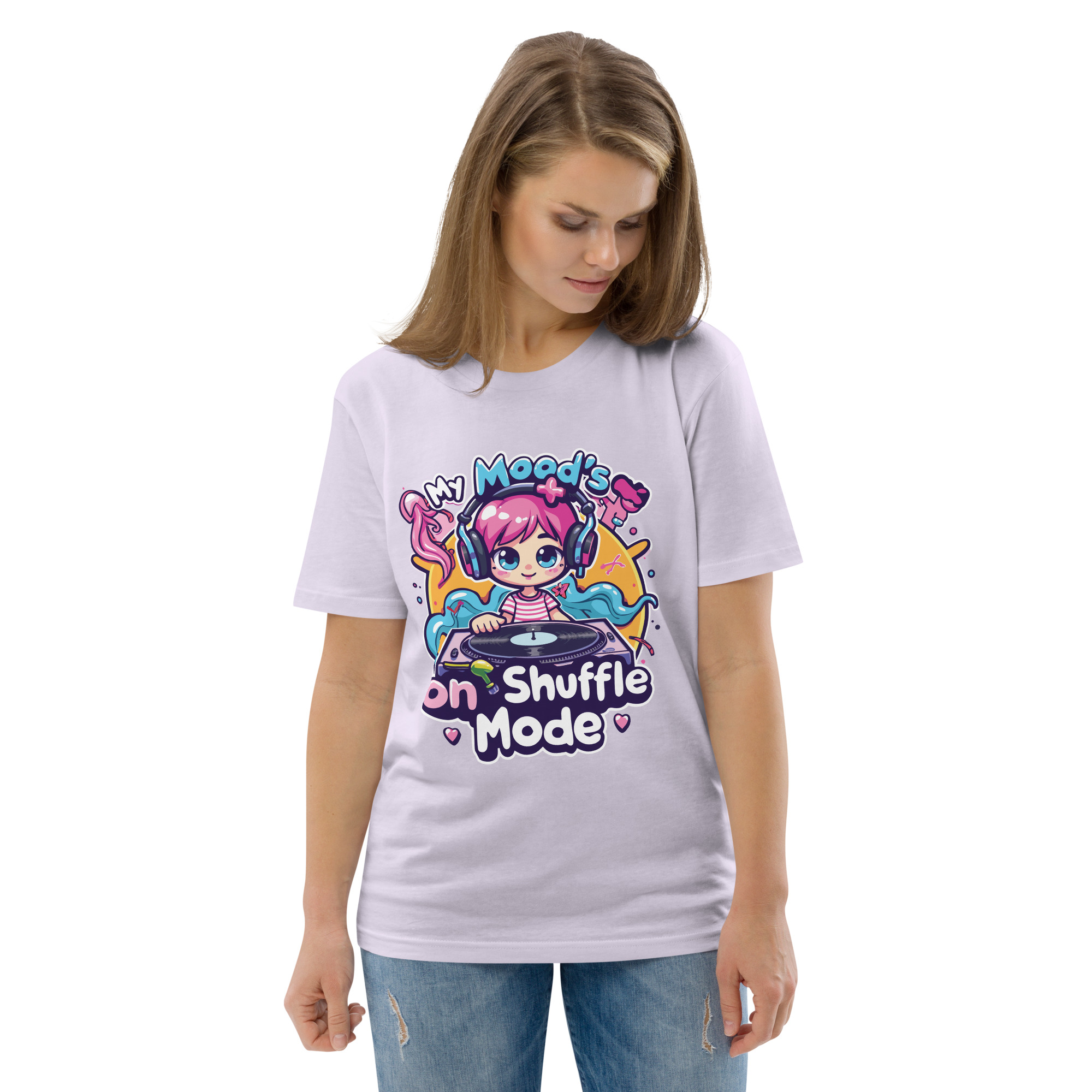 Mood Shuffle Unisex organic cotton t-shirt