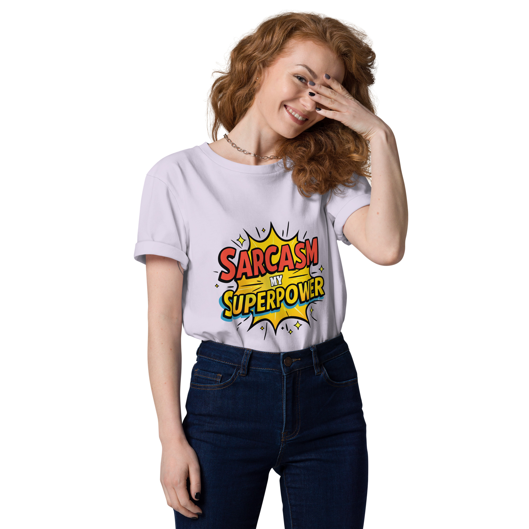 Sarcasm Unisex organic cotton t-shirt