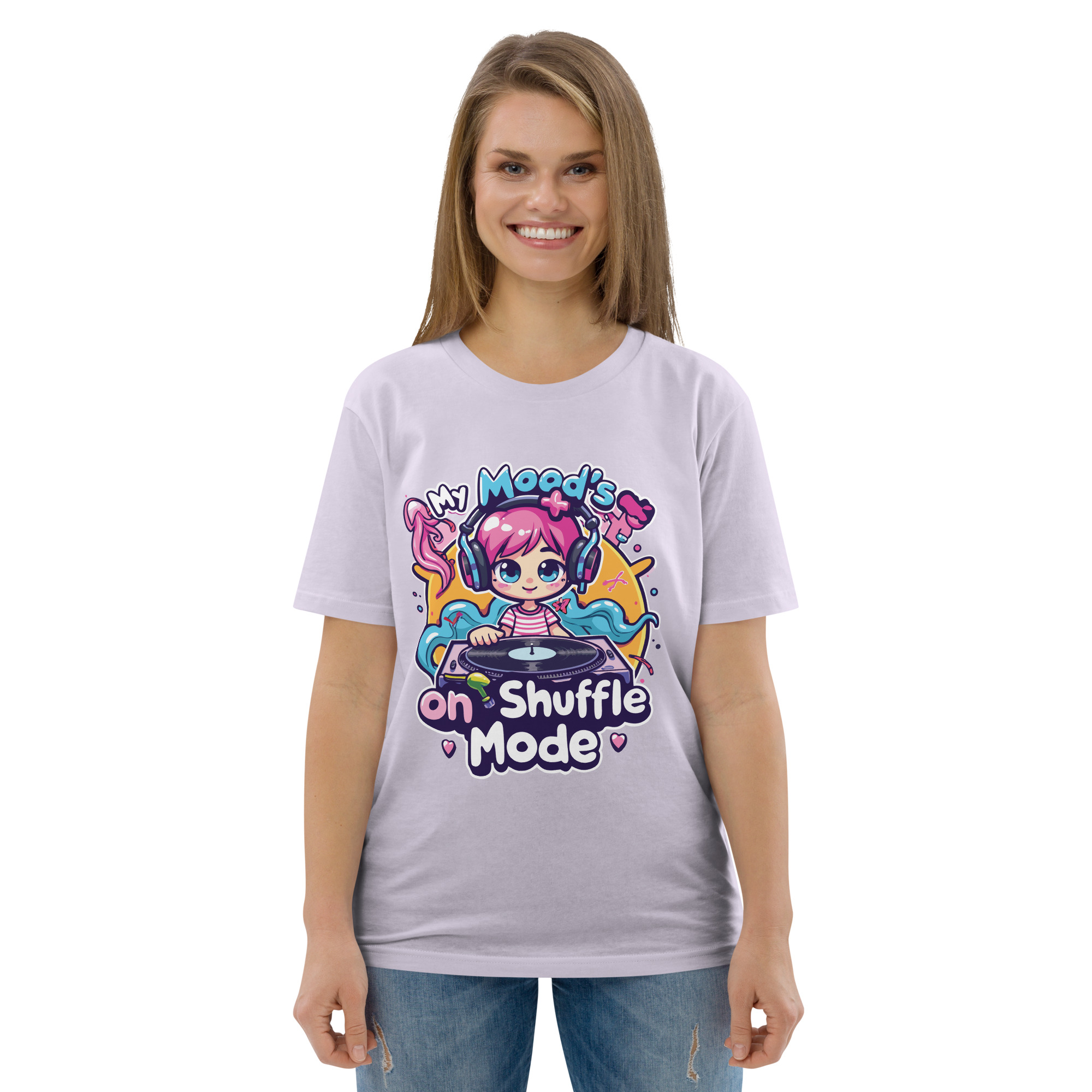 Mood Shuffle Unisex organic cotton t-shirt
