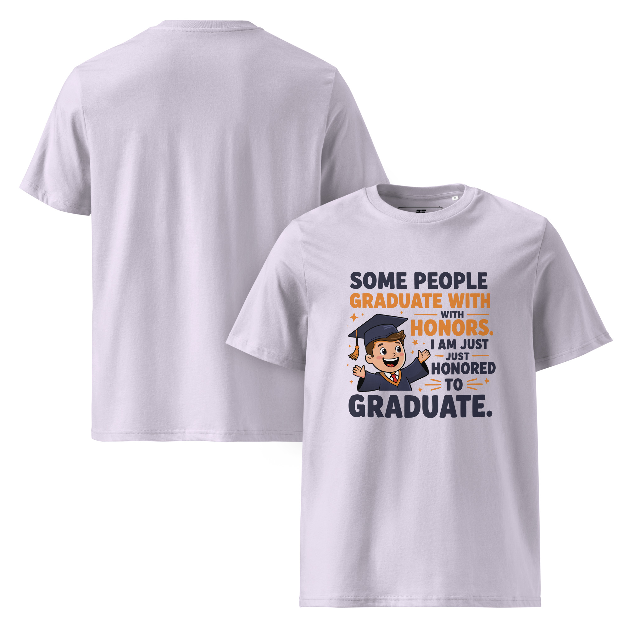 Graduated! Unisex organic cotton t-shirt