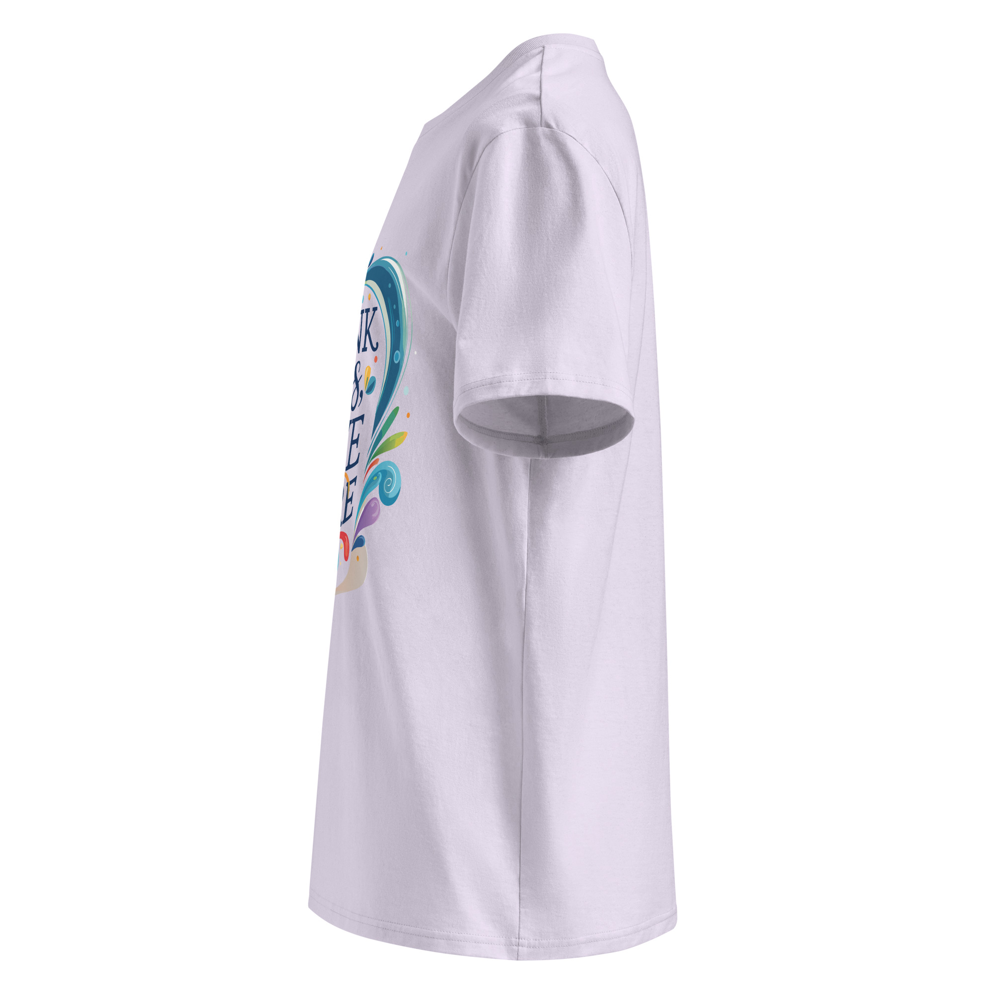unisex-organic-cotton-t-shirt-lavender-left-6871cfd94fa18.jpg Live More Unisex organic cotton t-shirt