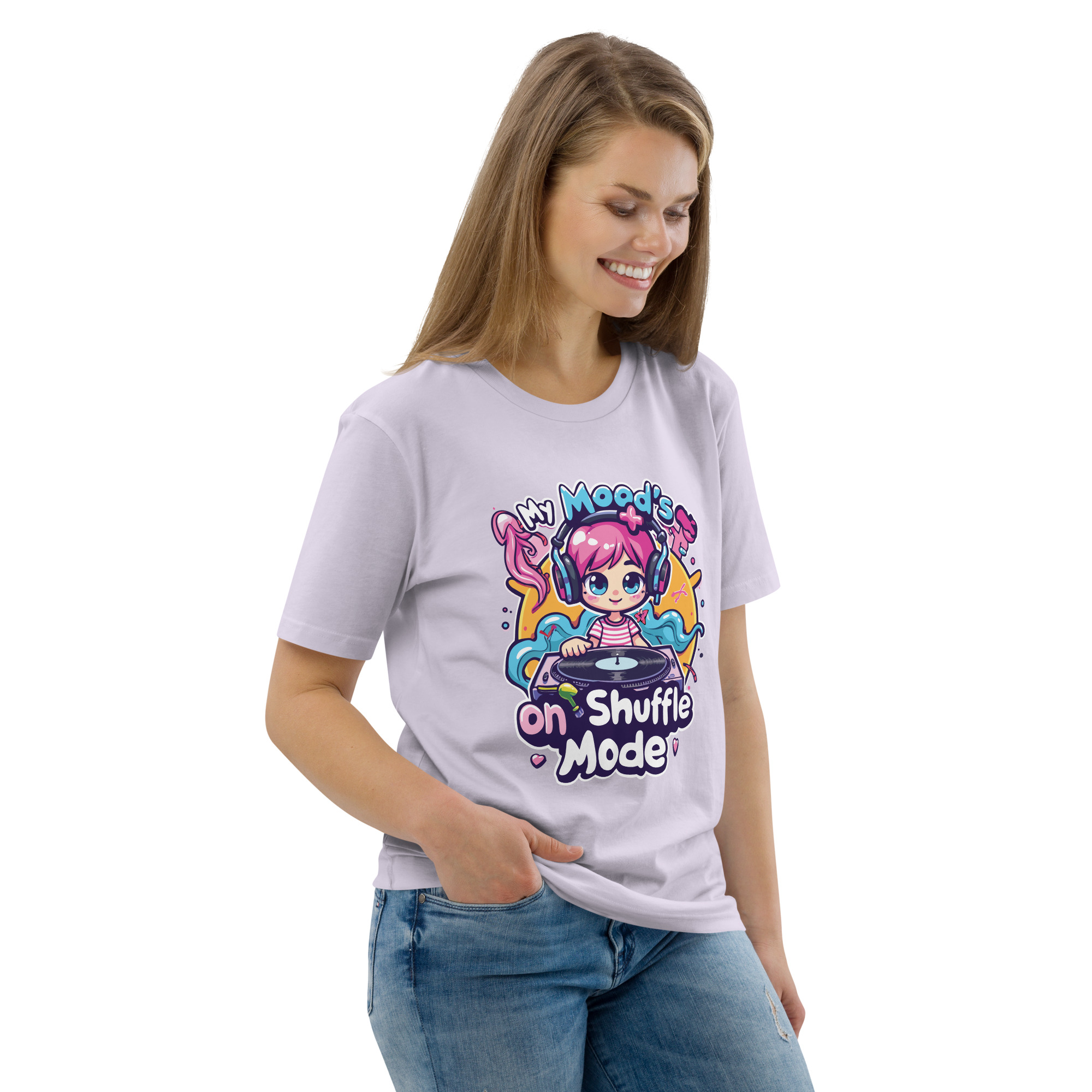 Mood Shuffle Unisex organic cotton t-shirt
