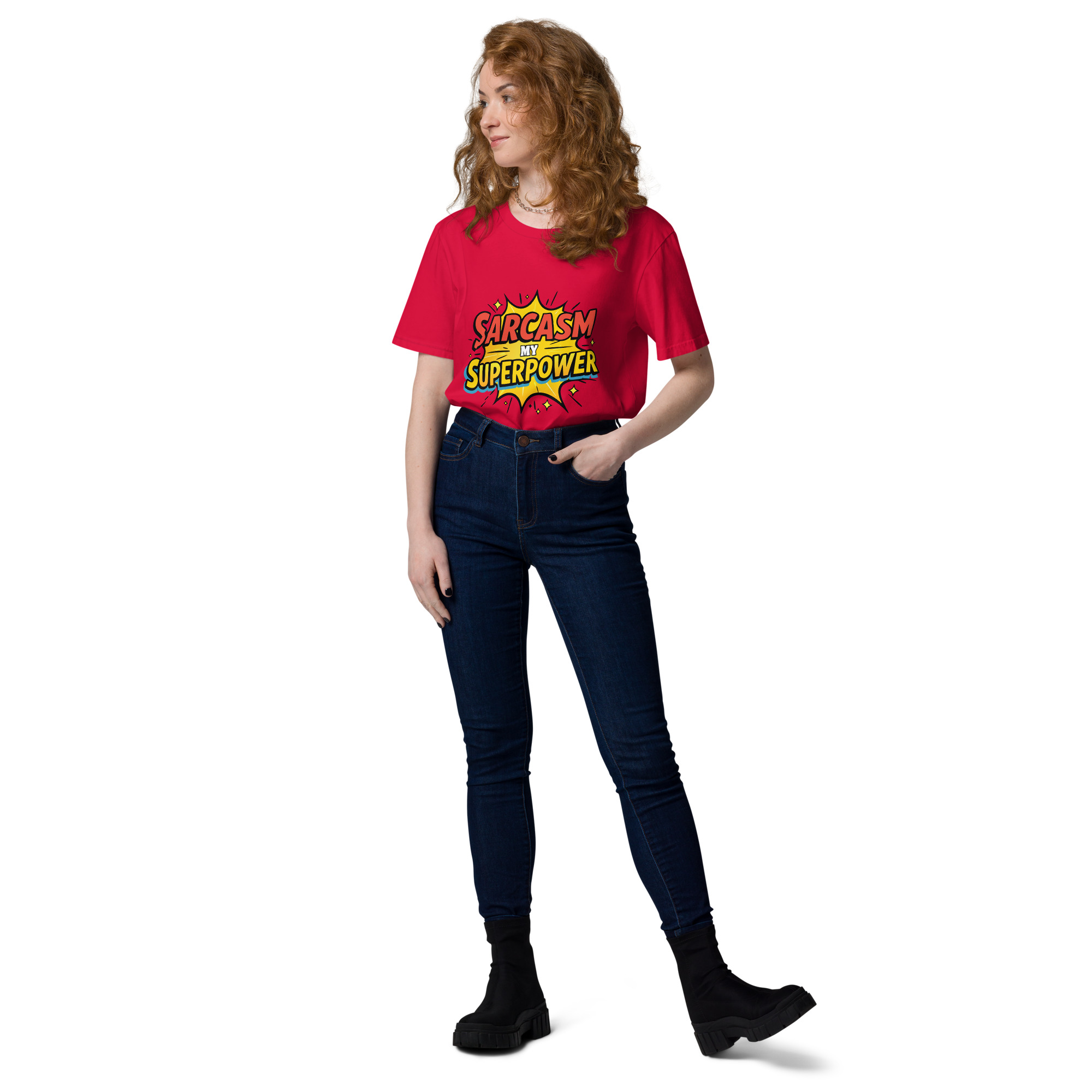 Sarcasm Unisex organic cotton t-shirt