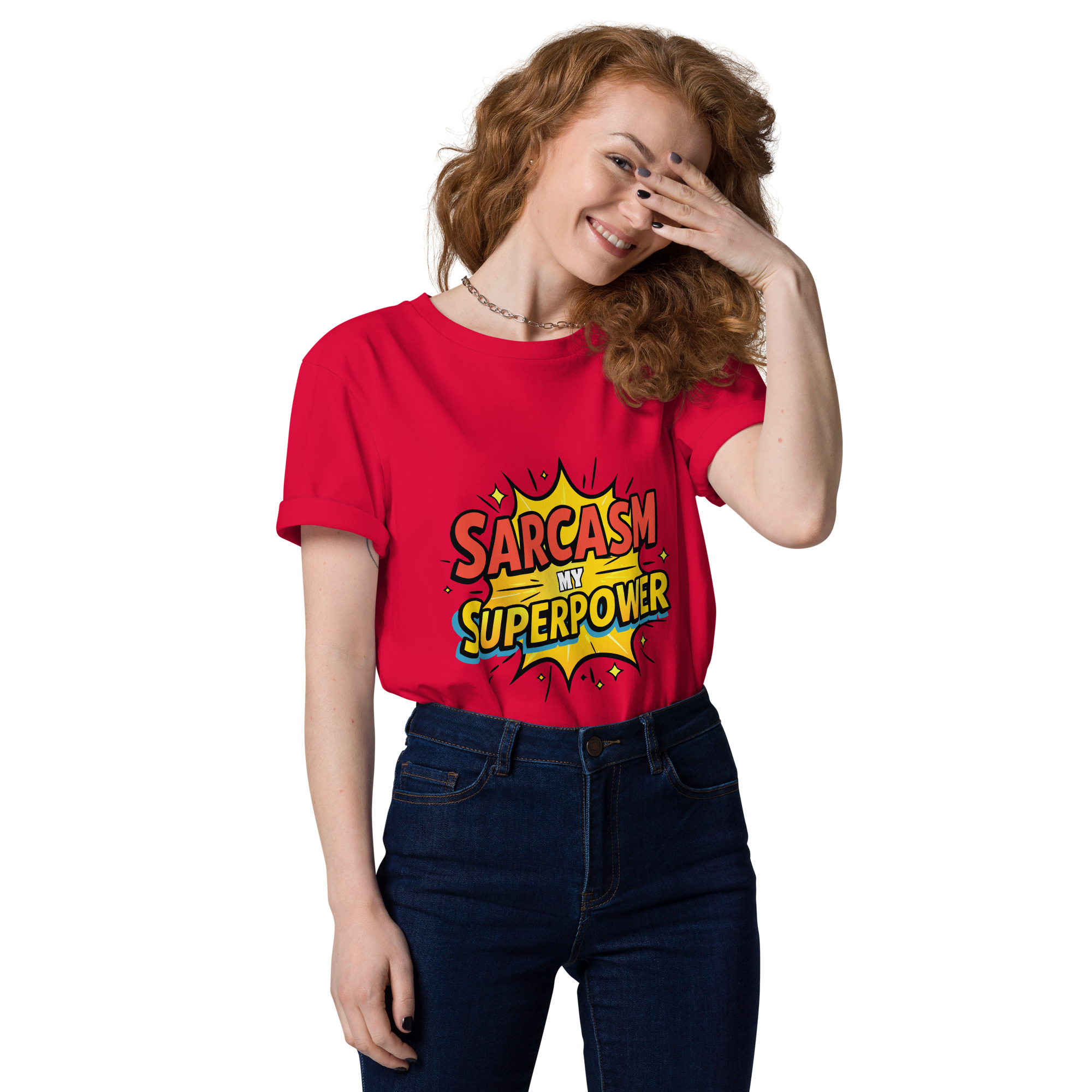 Sarcasm Unisex organic cotton t-shirt