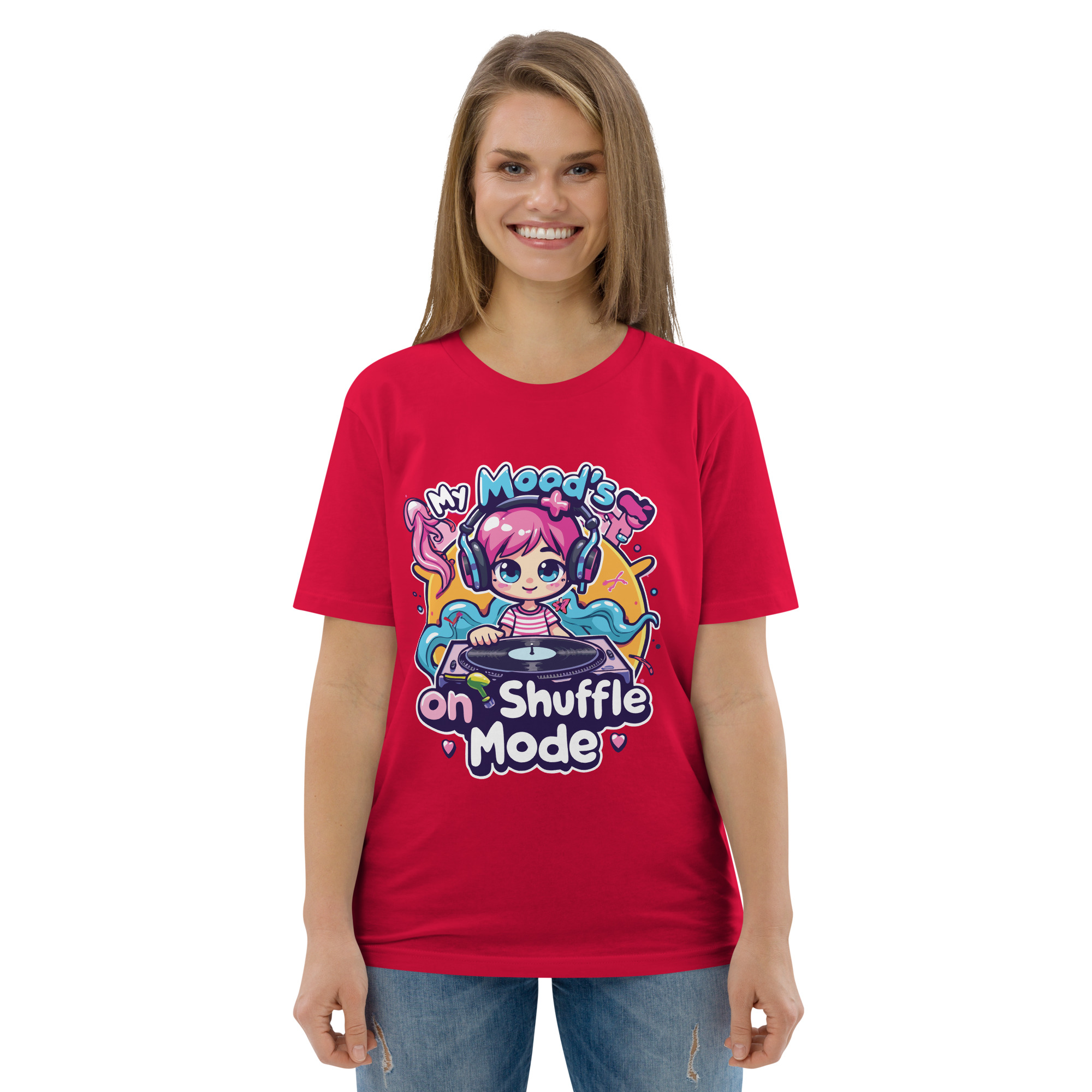 Mood Shuffle Unisex organic cotton t-shirt