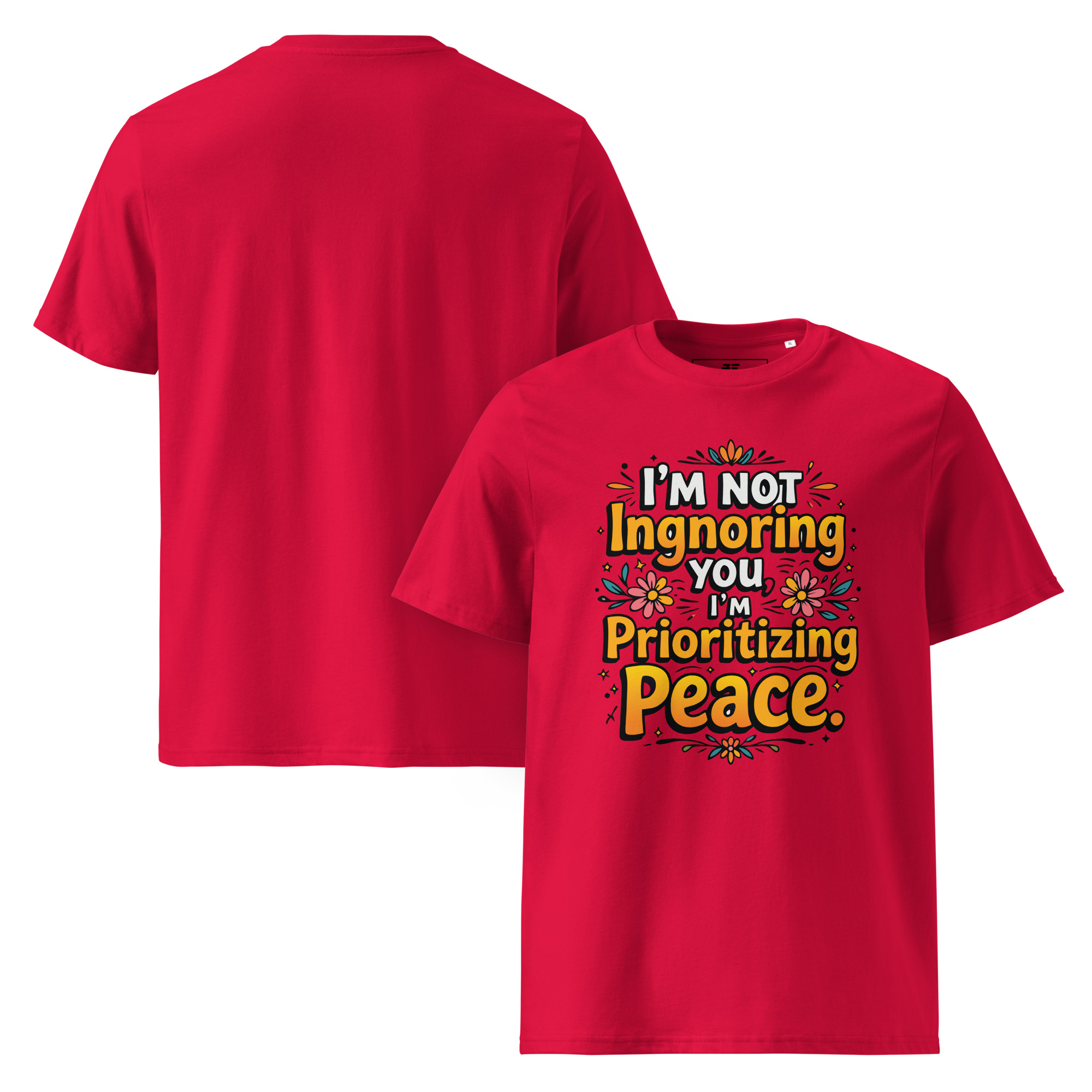 Priorities Unisex organic cotton t-shirt