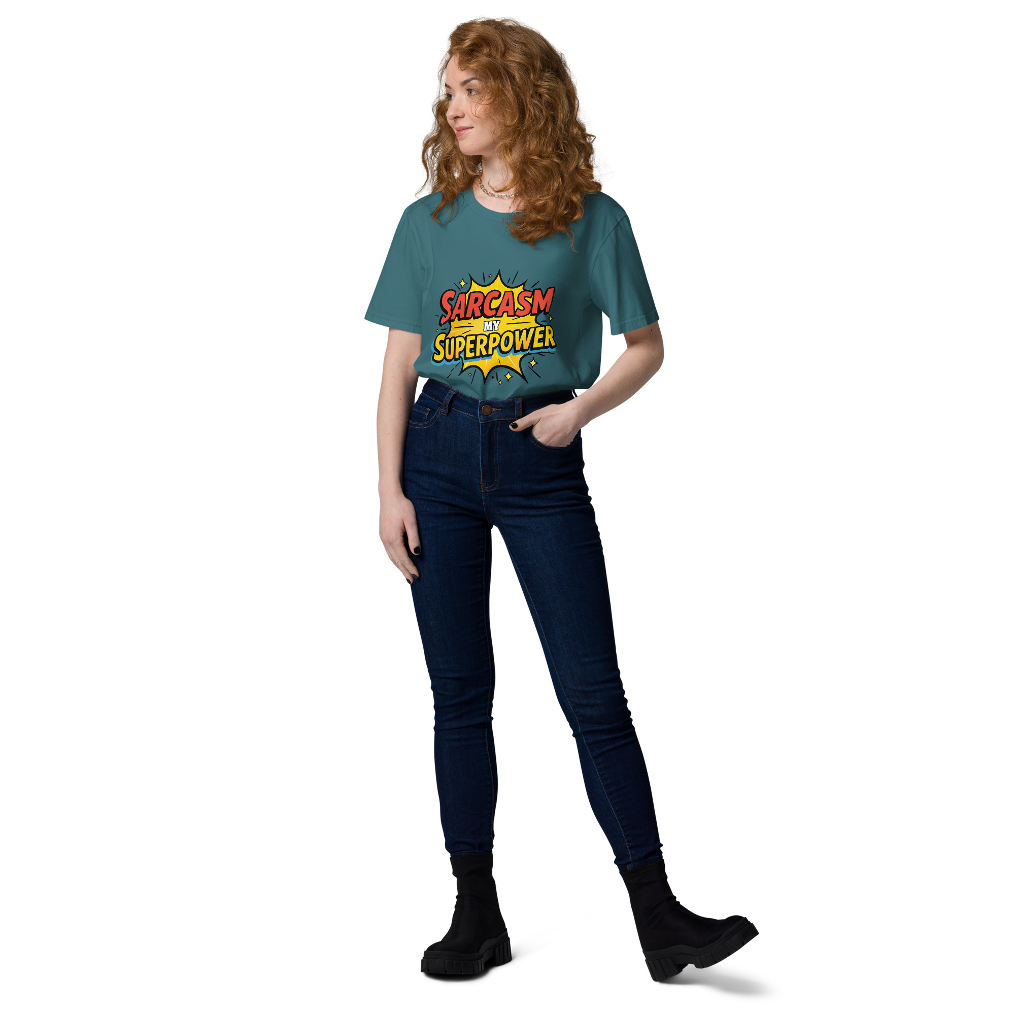 Sarcasm Unisex organic cotton t-shirt
