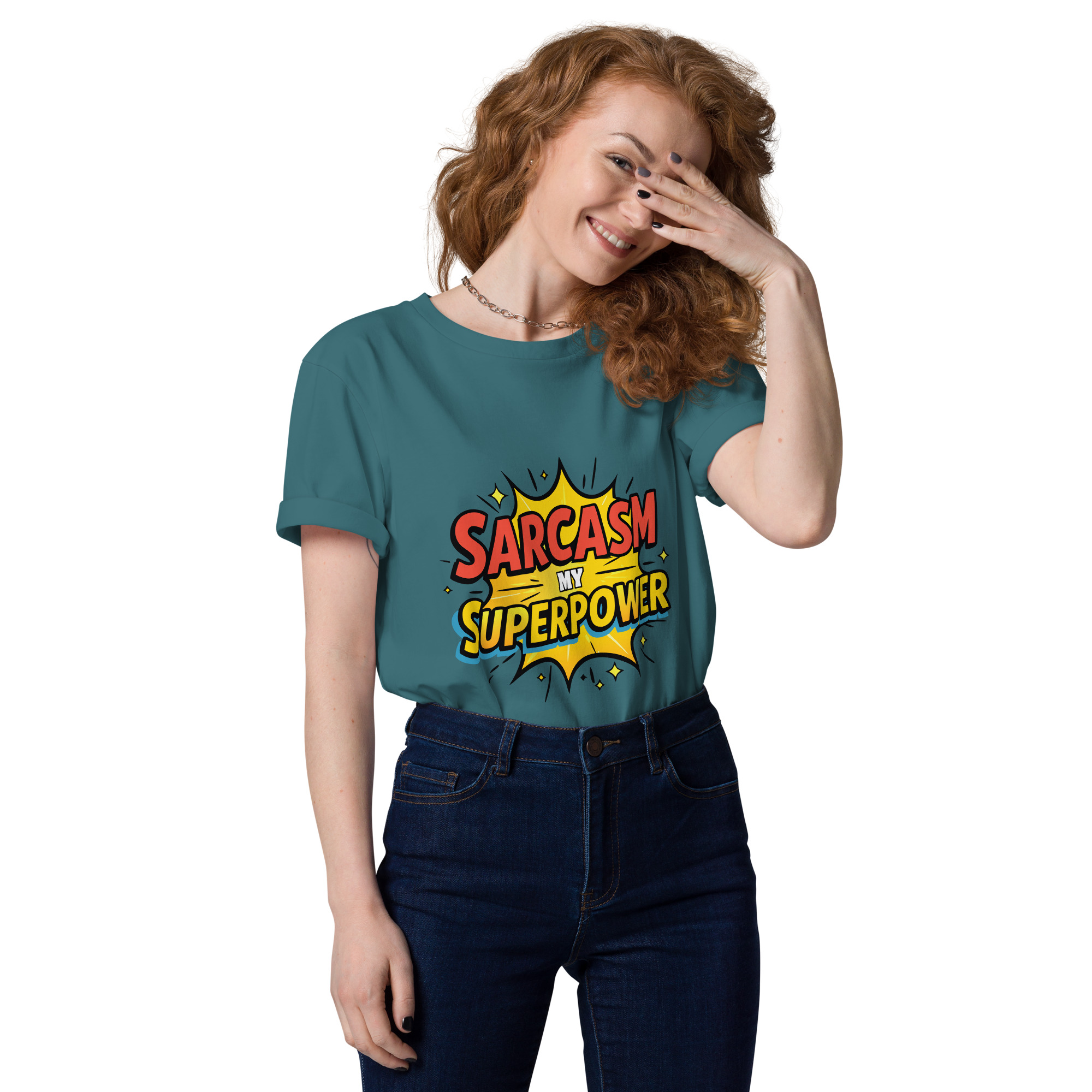 Sarcasm Unisex organic cotton t-shirt