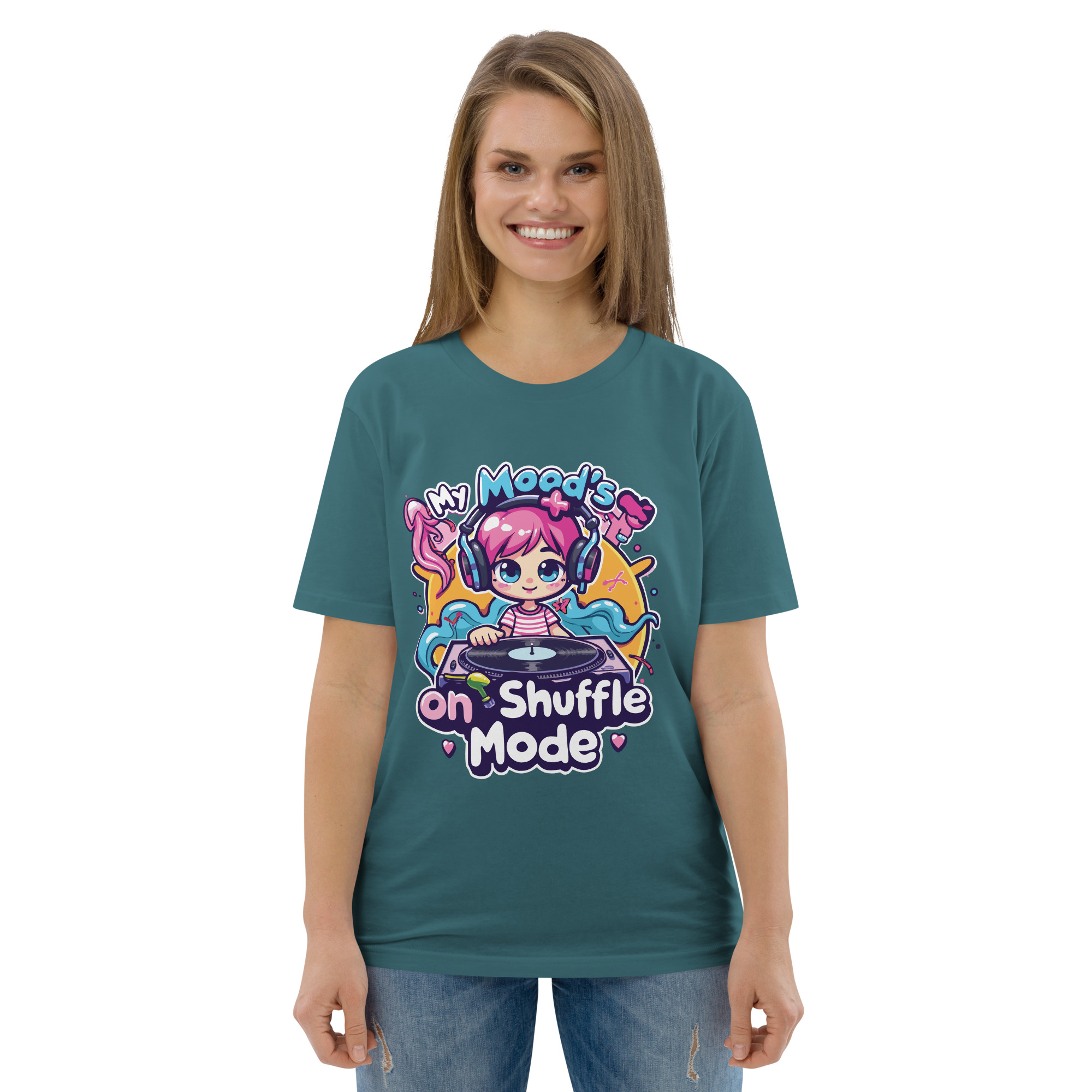 Mood Shuffle Unisex organic cotton t-shirt