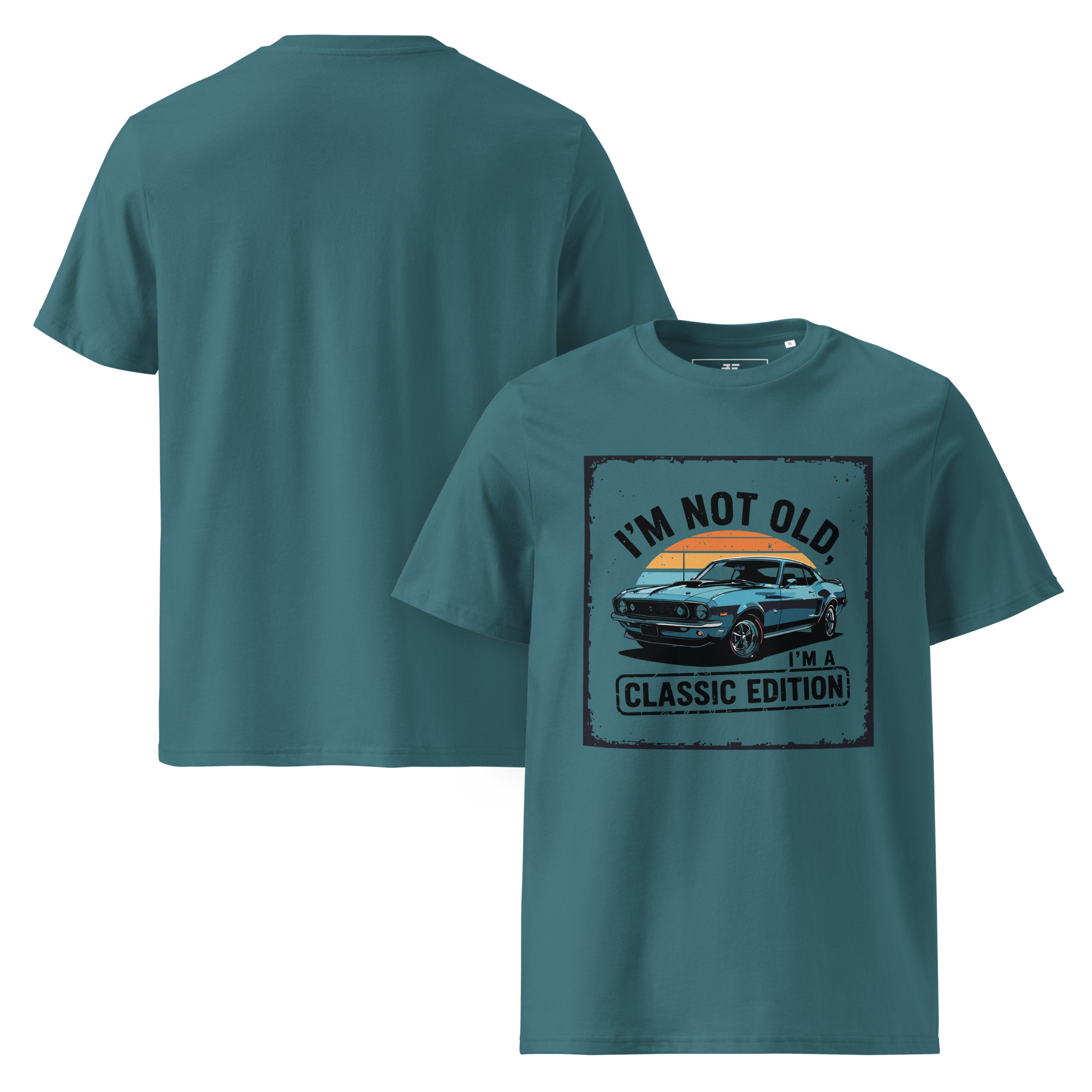 "I’m not old, I’m a classic edition" Unisex organic cotton t-shirt