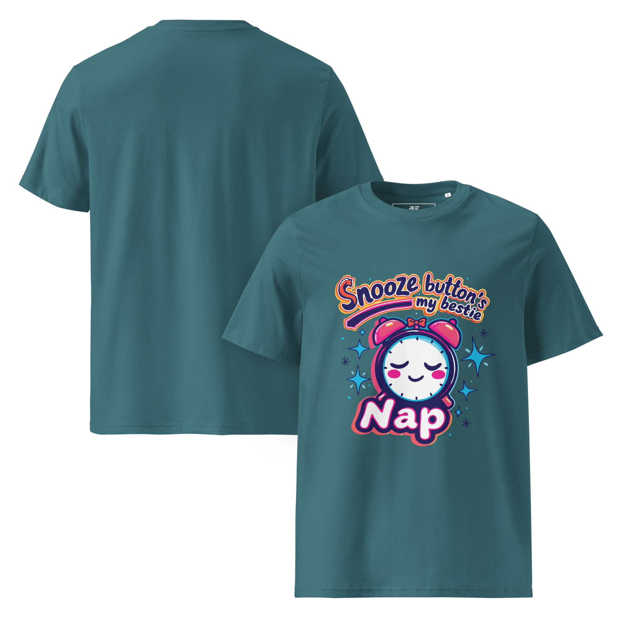 unisex-organic-cotton-t-shirt-stargazer-front-and-back-68736fe9bef60.jpg Snoozy Unisex organic cotton t-shirt