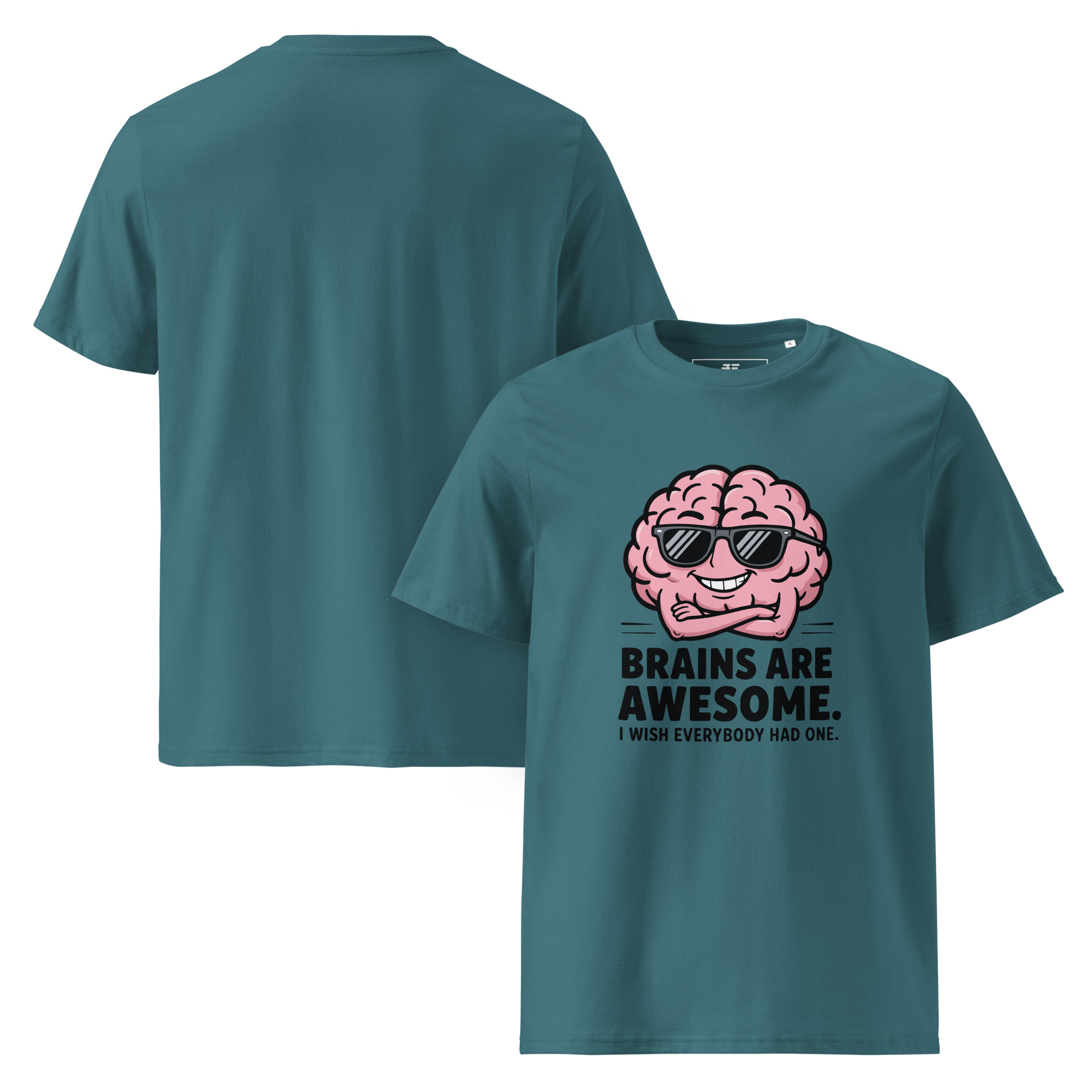 Awsome Brain Unisex organic cotton t-shirt