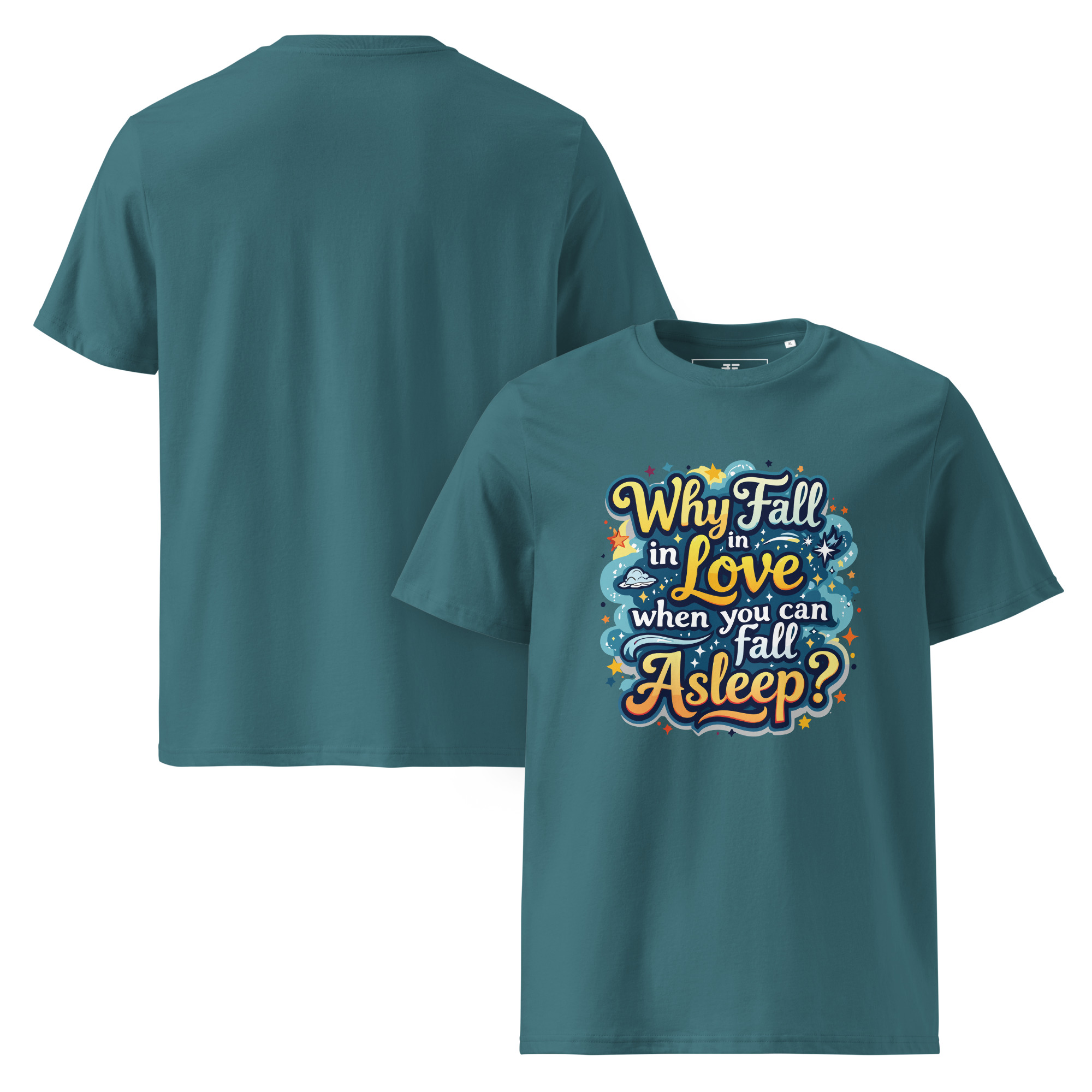 unisex-organic-cotton-t-shirt-stargazer-front-and-back-687377d666ccf.jpg Love of Sleep Unisex organic cotton t-shirt