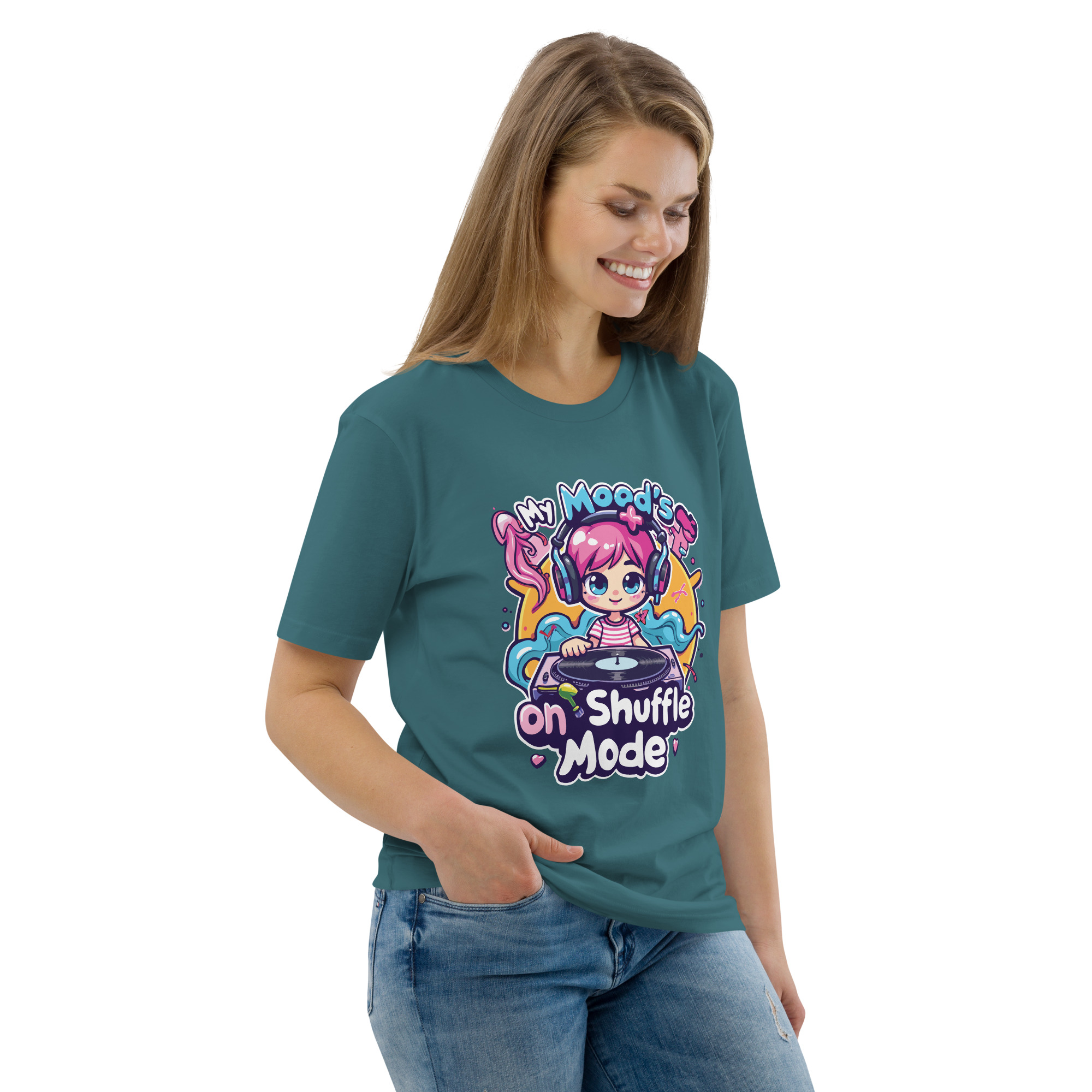 Mood Shuffle Unisex organic cotton t-shirt