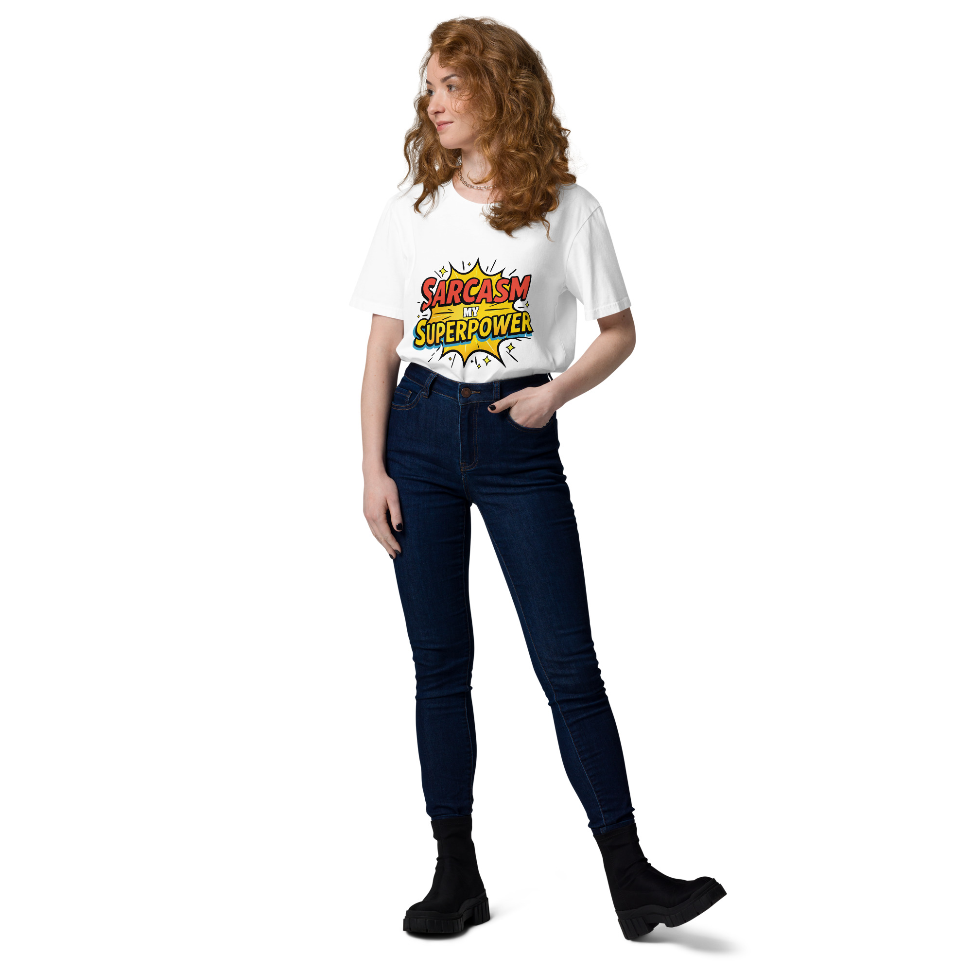 Sarcasm Unisex organic cotton t-shirt
