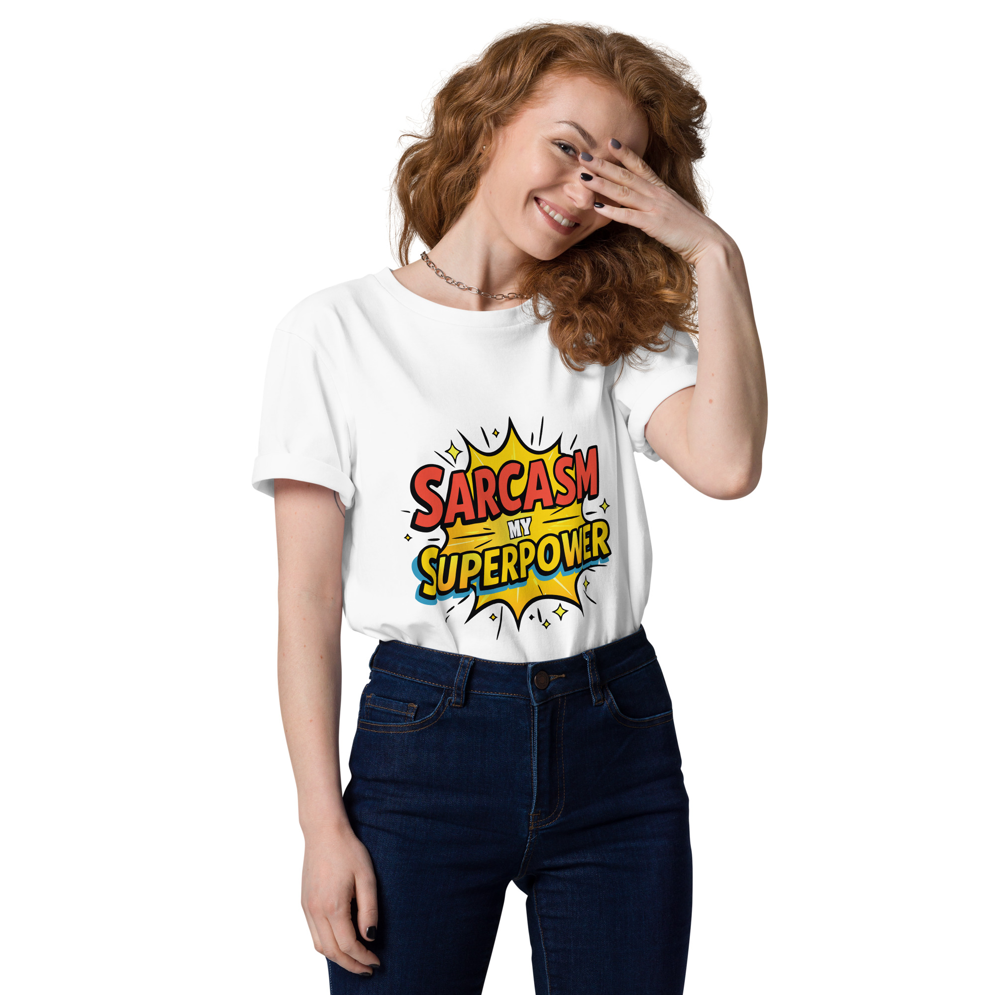 Sarcasm Unisex organic cotton t-shirt