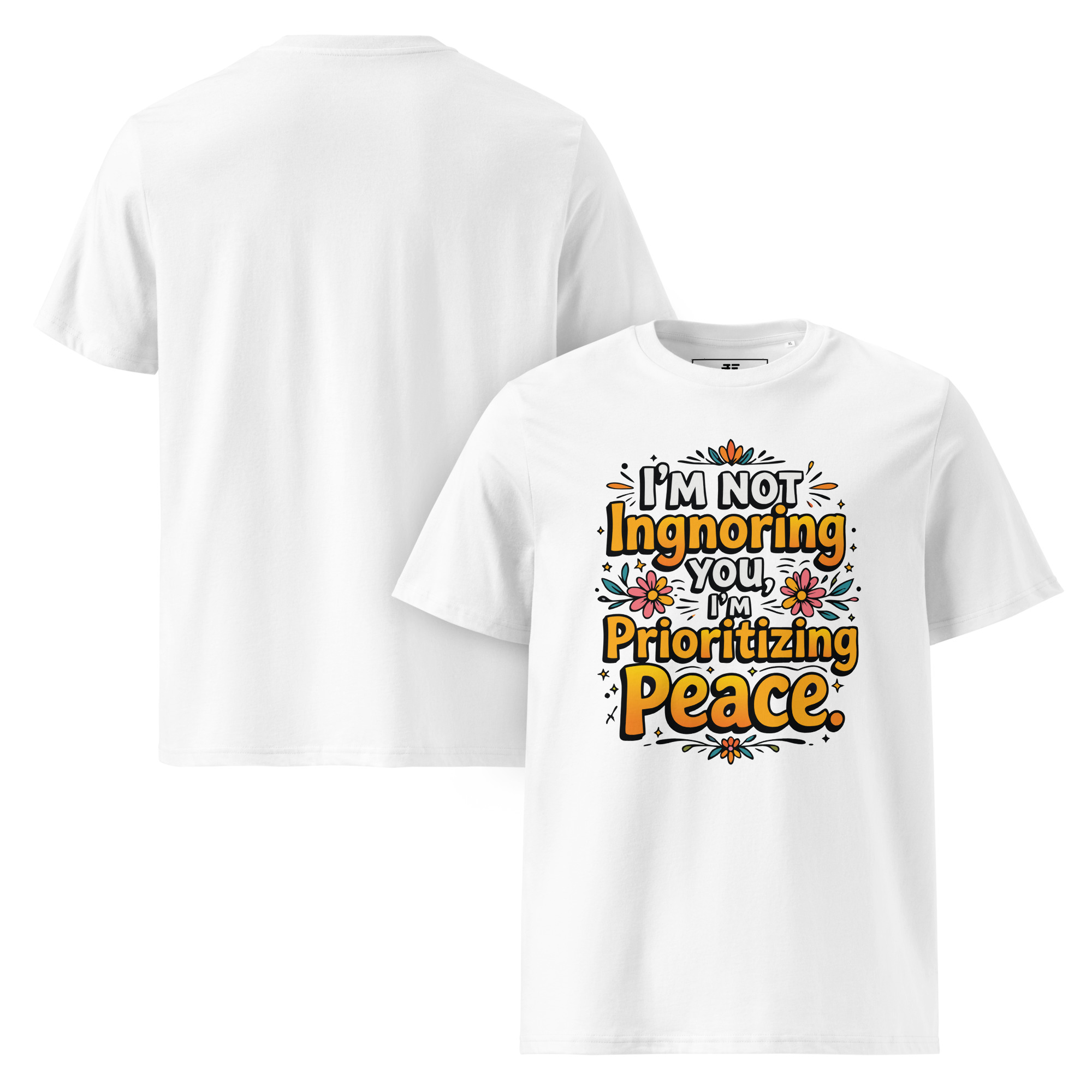 Priorities Unisex organic cotton t-shirt