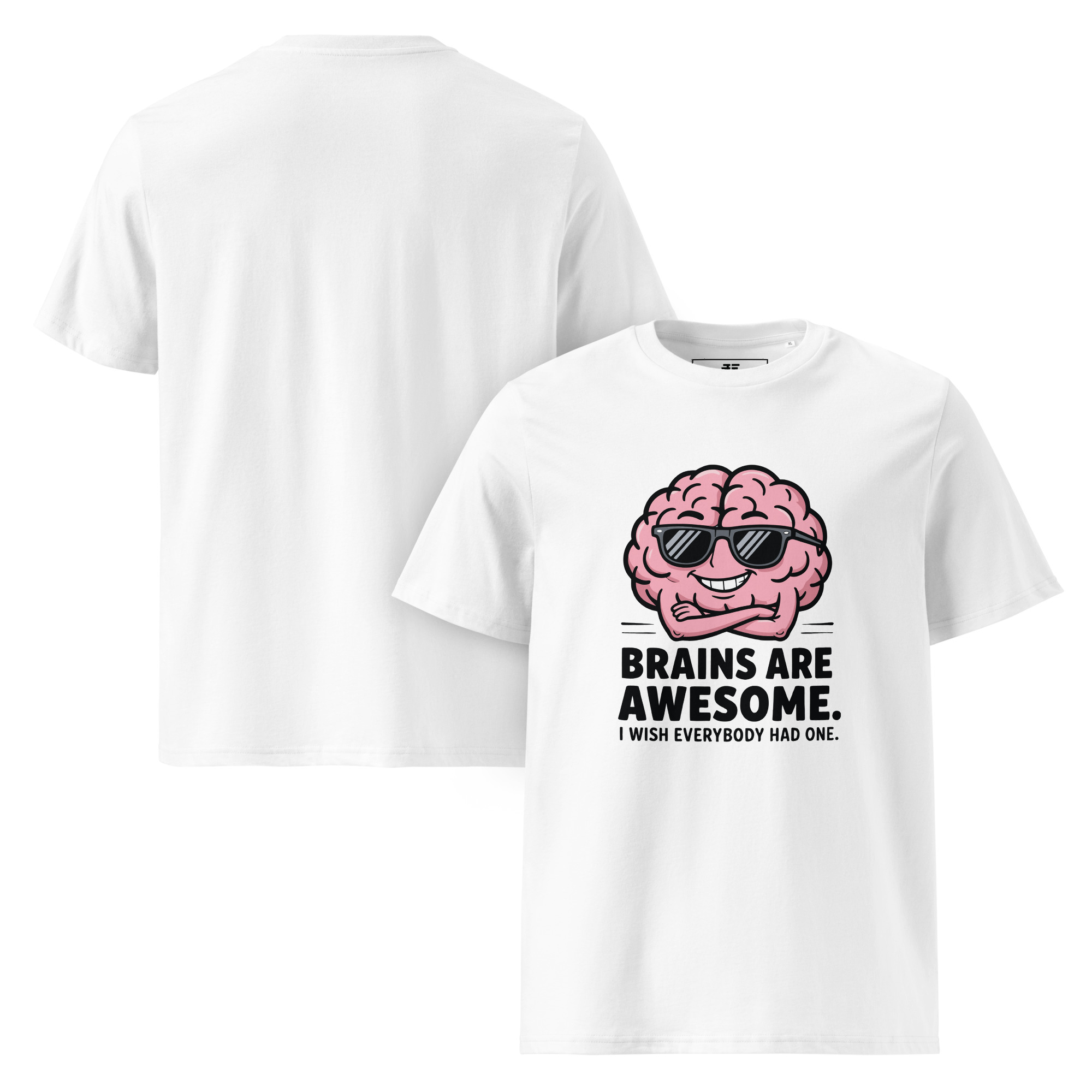 Awsome Brain Unisex organic cotton t-shirt