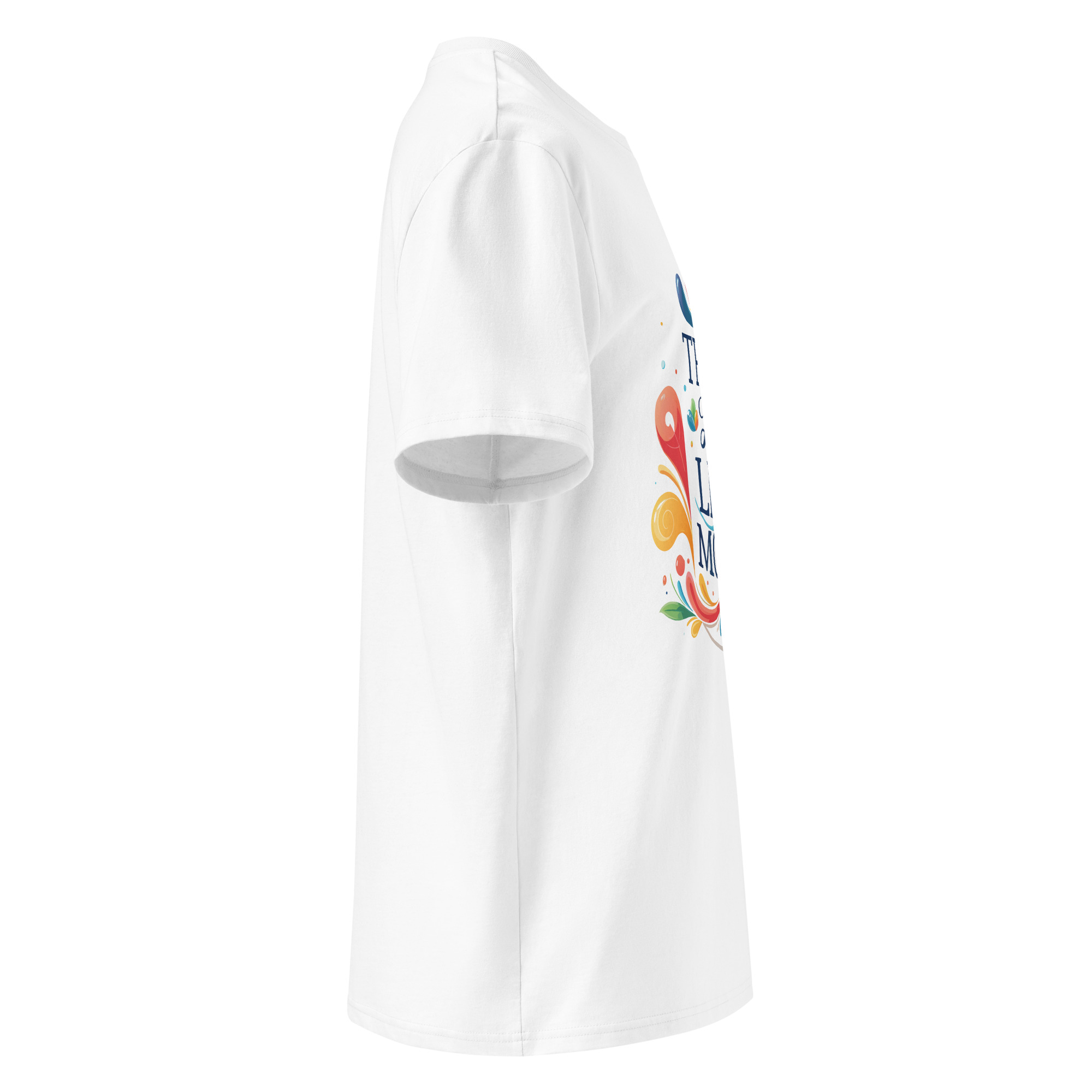 unisex-organic-cotton-t-shirt-white-right-6871cfd98f141.jpg Live More Unisex organic cotton t-shirt