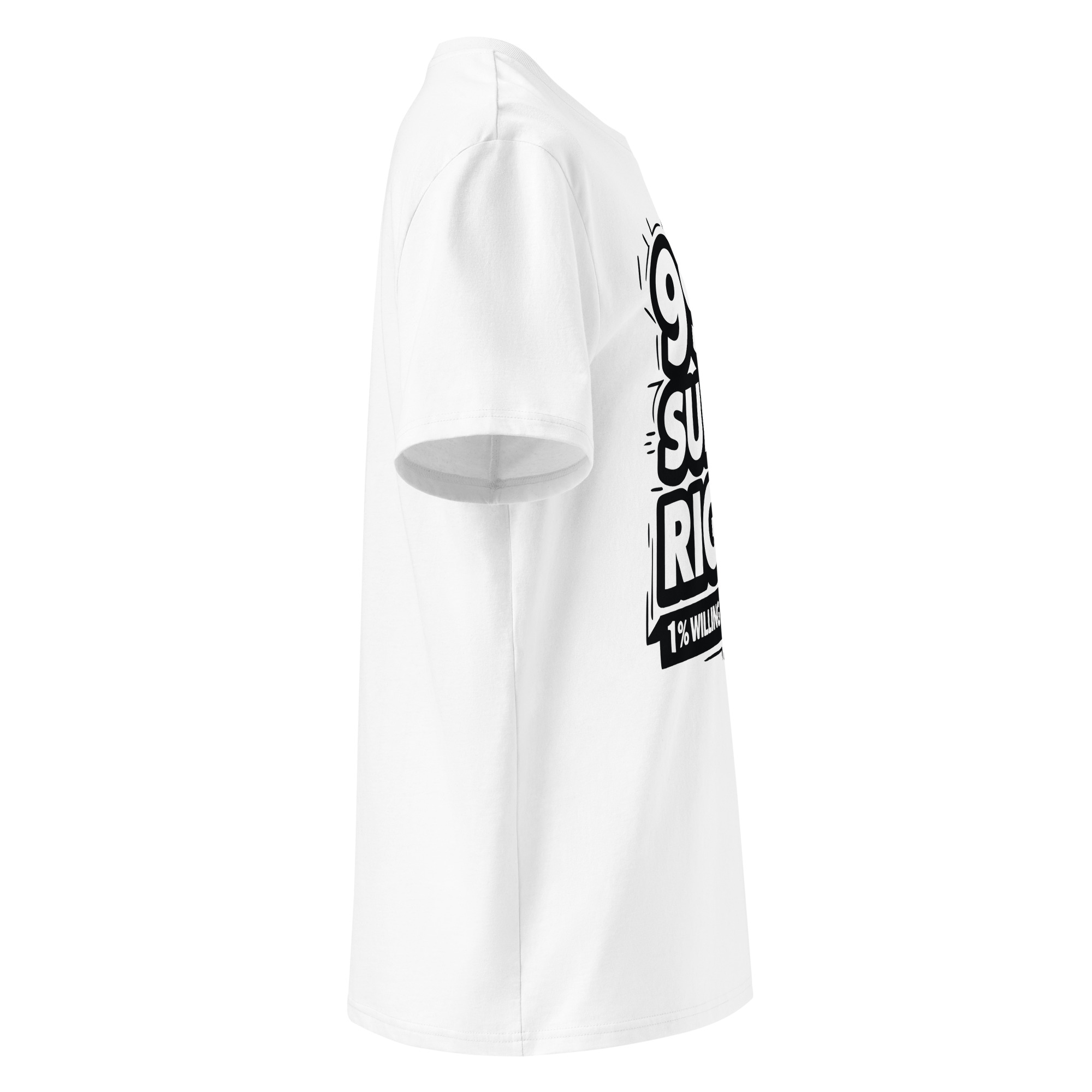 99% right Unisex organic cotton t-shirt